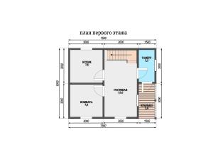 Фёдоров 6x7,5 - План №1